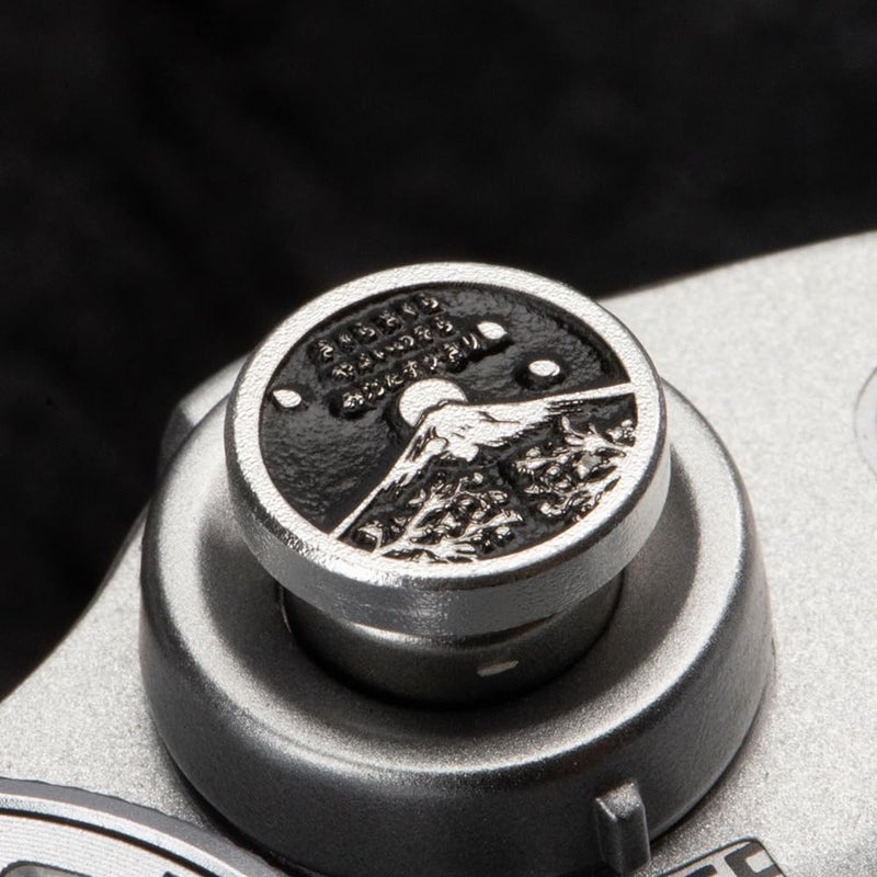 DBZZ Falling Cherry Blossoms Camera Metal Shutter Decorative Button for Fujifilm X100VI X-M5 X-E5 X-Half X-T4 X-T3 for Nikon zf zfc (Aluminum Alloy-Shutter Decorative Button) - Image 4